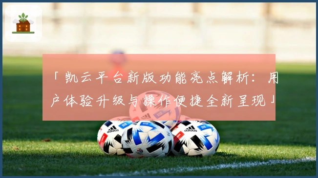 「凯云平台新版功能亮点解析:用户体验升级与操作便捷全新呈现」